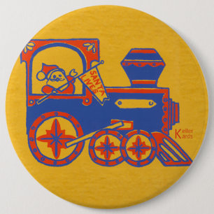 Santa Train Button