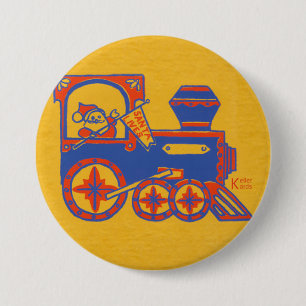Santa Train Button