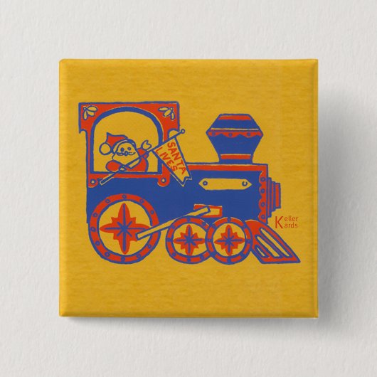 Santa Train Button (Vorderseite)