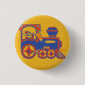 Santa Train Button (Vorderseite)