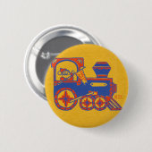 Santa Train Button (Vorne & Hinten)