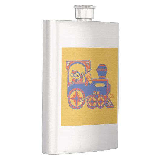 Santa Train Flachmann (Rechts)