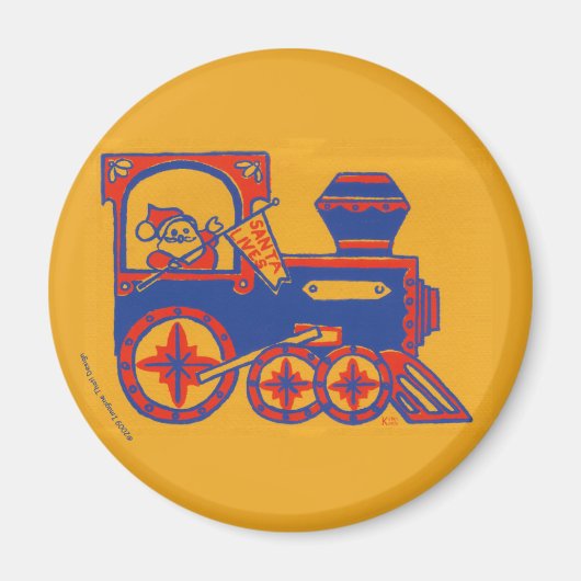Santa Train Magnet (Vorne)