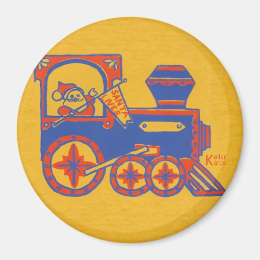 Santa Train Magnet (Vorne)