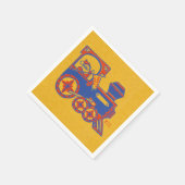 Santa Train Serviette (Ecke)