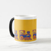 Santa Train Verwandlungstasse (Vorderseite Links)