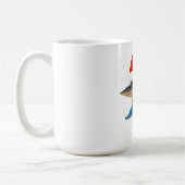 Santa Tralalero Tralala –Shark in Santa Hat Kaffeetasse (Links)