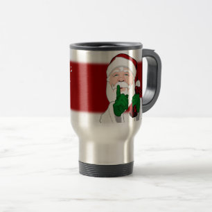 Santa Travel Mug Coffee Cup Festival Santa Cup Reisebecher