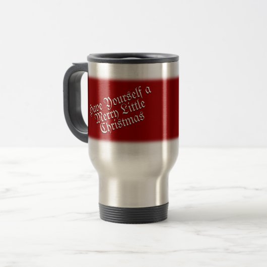 Santa Travel Mug Coffee Cup Festival Santa Cup Reisebecher (Vorderseite Links)