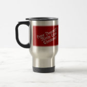 Santa Travel Mug Coffee Cup Festival Santa Cup Reisebecher (Links)