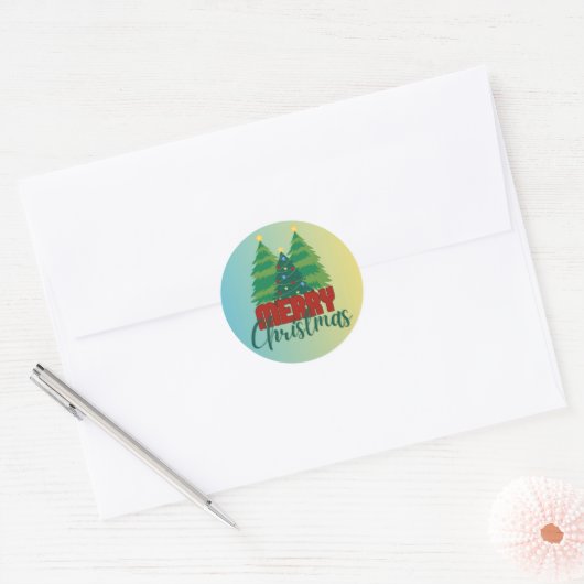 Santa & Tree Magic – Christmas Stickers & Invites (Umschlag)