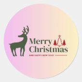 Santa & Tree Magic – Christmas Stickers & Invites (Vorderseite)