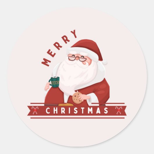 Santa & Tree Magic – Christmas Stickers & Invites (Vorderseite)