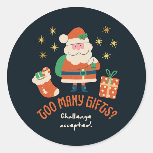 Santa & Tree Magic – Christmas Stickers & Invites (Vorderseite)