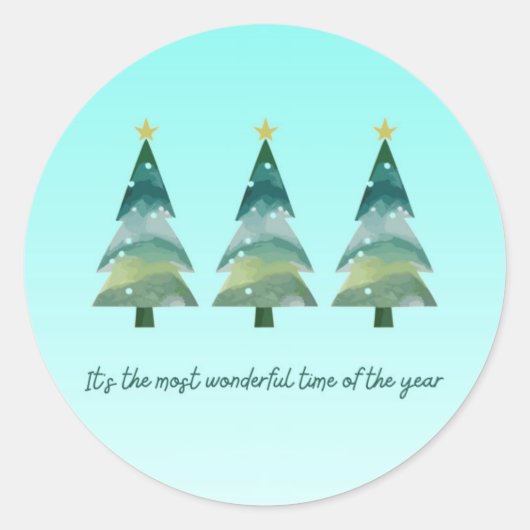 Santa & Tree Magic – Christmas Stickers & Invites (Vorderseite)