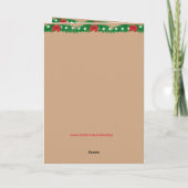 Santa Truck Trailer und Stallenurlaub Karte (Rückseite)