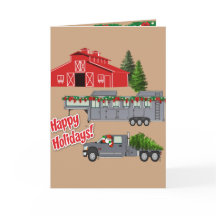 Santa Truck Trailer und Stallenurlaub