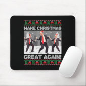 Santa Trump Dance Make Christmas Great Again Ugly Mousepad (Mit Mouse)