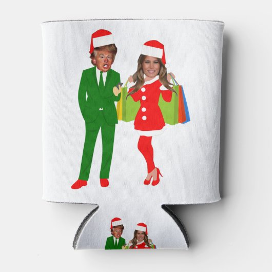Santa trump melania dosenkühler (Vorderseite)