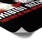 Santa Trump Skibidi Rizzmas Weihnachten großartig Poster (Ecke)