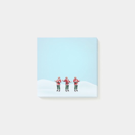 Santa Trump Sticky Notes Post-it Klebezettel (Vorderseite)