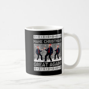 Santa Trump Tanz Lustig Mach Weihnachten wieder gr Kaffeetasse