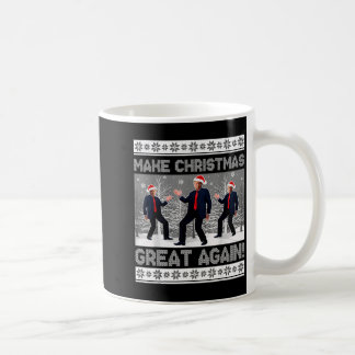 Santa Trump Tanz Lustig Mach Weihnachten wieder gr Kaffeetasse