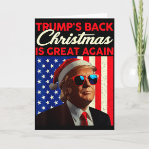 Santa Trump Tanz Mach Weihnachten wieder großartig Karte