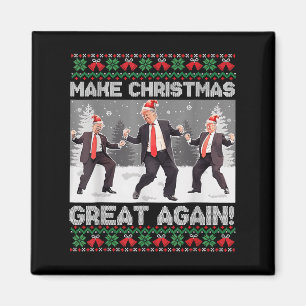 Santa Trump Tanz Mach Weihnachten wieder großartig Magnet