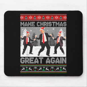 Santa Trump Tanz Mach Weihnachten wieder großartig Mousepad