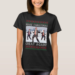 Santa Trump Tanz Mach Weihnachten wieder großartig T-Shirt