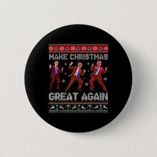 Santa Trump-Tanz macht Weihnachten wieder großarti Button