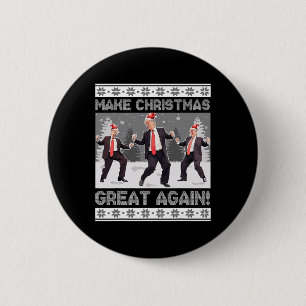 Santa Trump-Tanz macht Weihnachten wieder großarti Button
