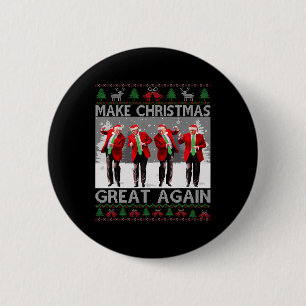 Santa Trump-Tanz macht Weihnachten wieder großarti Button