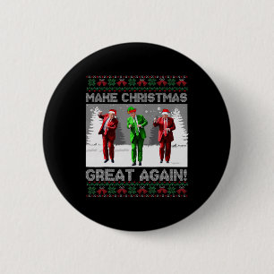 Santa Trump-Tanz macht Weihnachten wieder großarti Button