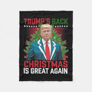 Santa Trump-Tanz macht Weihnachten wieder großarti Fleecedecke