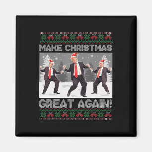 Santa Trump-Tanz macht Weihnachten wieder großarti Magnet