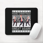 Santa Trump-Tanz macht Weihnachten wieder großarti Mousepad (Mit Mouse)