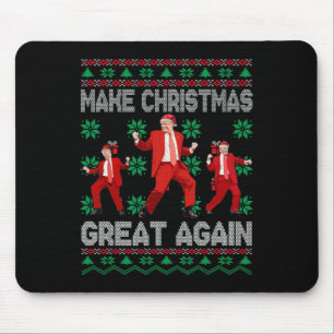 Santa Trump-Tanz macht Weihnachten wieder großarti Mousepad