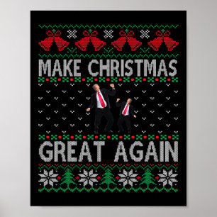 Santa Trump-Tanz macht Weihnachten wieder großarti Poster