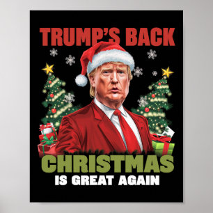 Santa Trump-Tanz macht Weihnachten wieder großarti Poster