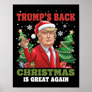 Santa Trump-Tanz macht Weihnachten wieder großarti Poster