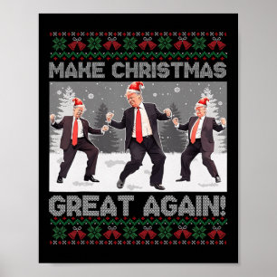 Santa Trump-Tanz macht Weihnachten wieder großarti Poster
