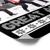 Santa Trump-Tanz macht Weihnachten wieder großarti Poster (Ecke)