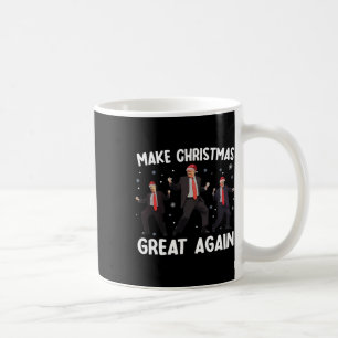 Santa Trump Tanz Weihnachten wieder großartig Weih Kaffeetasse