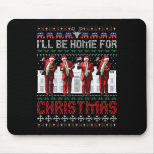 Santa Trump Tanz werde ich zu Weihnachten hässlich Mousepad