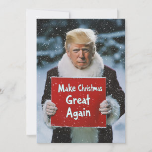 Santa Trump: "Weihnachten wieder großartig machen" Einladung