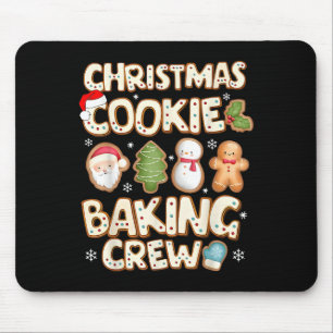 Santa-Truppe Schneemann Lebkuchen Weihnachtsplätzc Mousepad