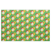 Santa Tuba Player Egghead Stoff (Fat Quarter (45,7 x 55,9 cm))