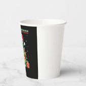 Santa Turtle Christmas Ugly Sweater Funny Holiday Pappbecher (Links)